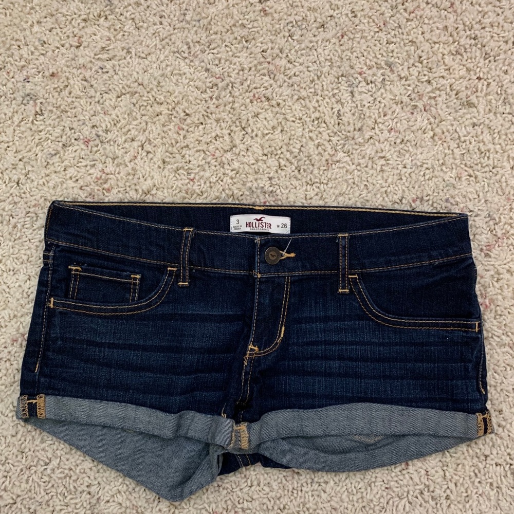 hollister denim shorts